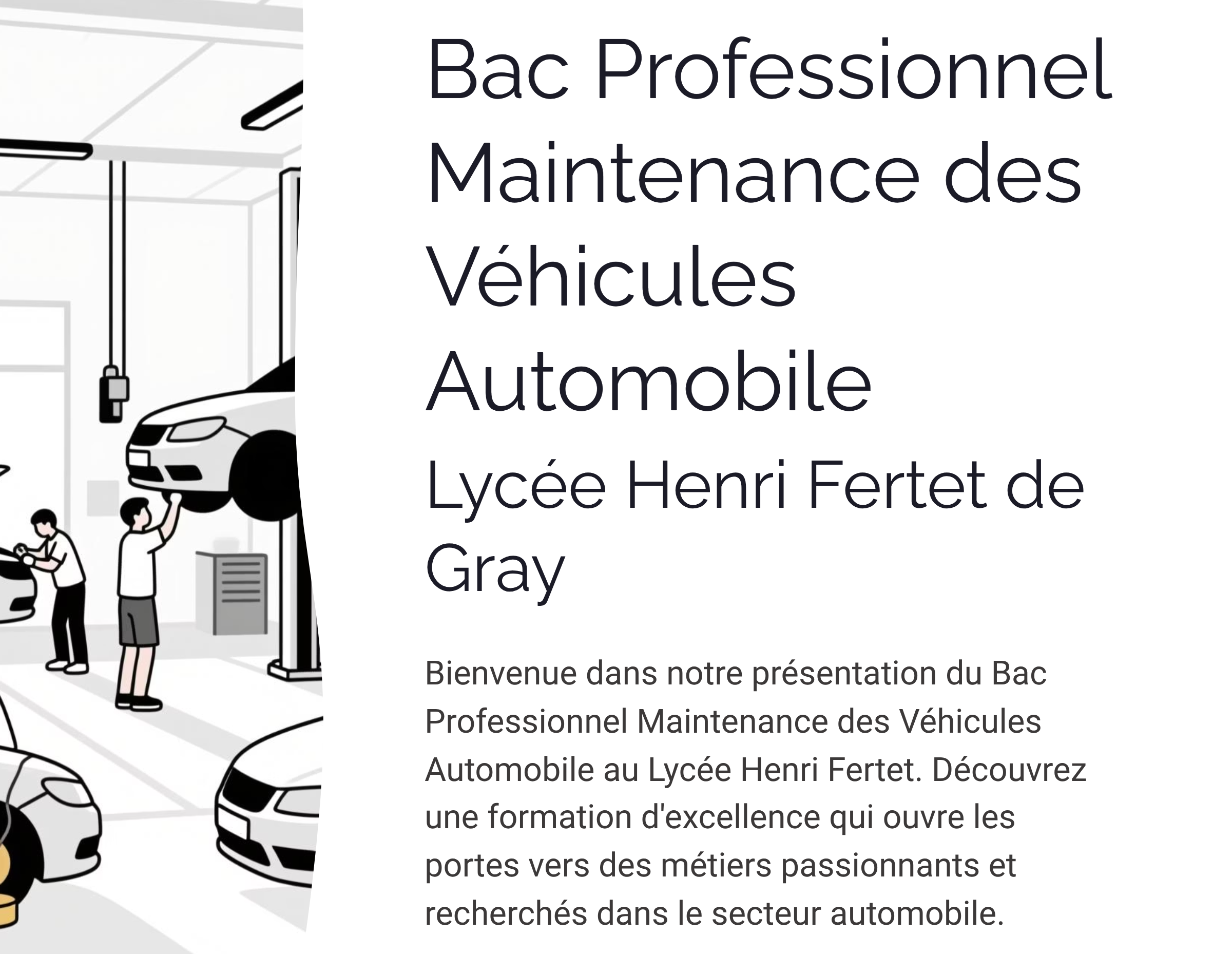 Présentation Bac Pro Maintenance