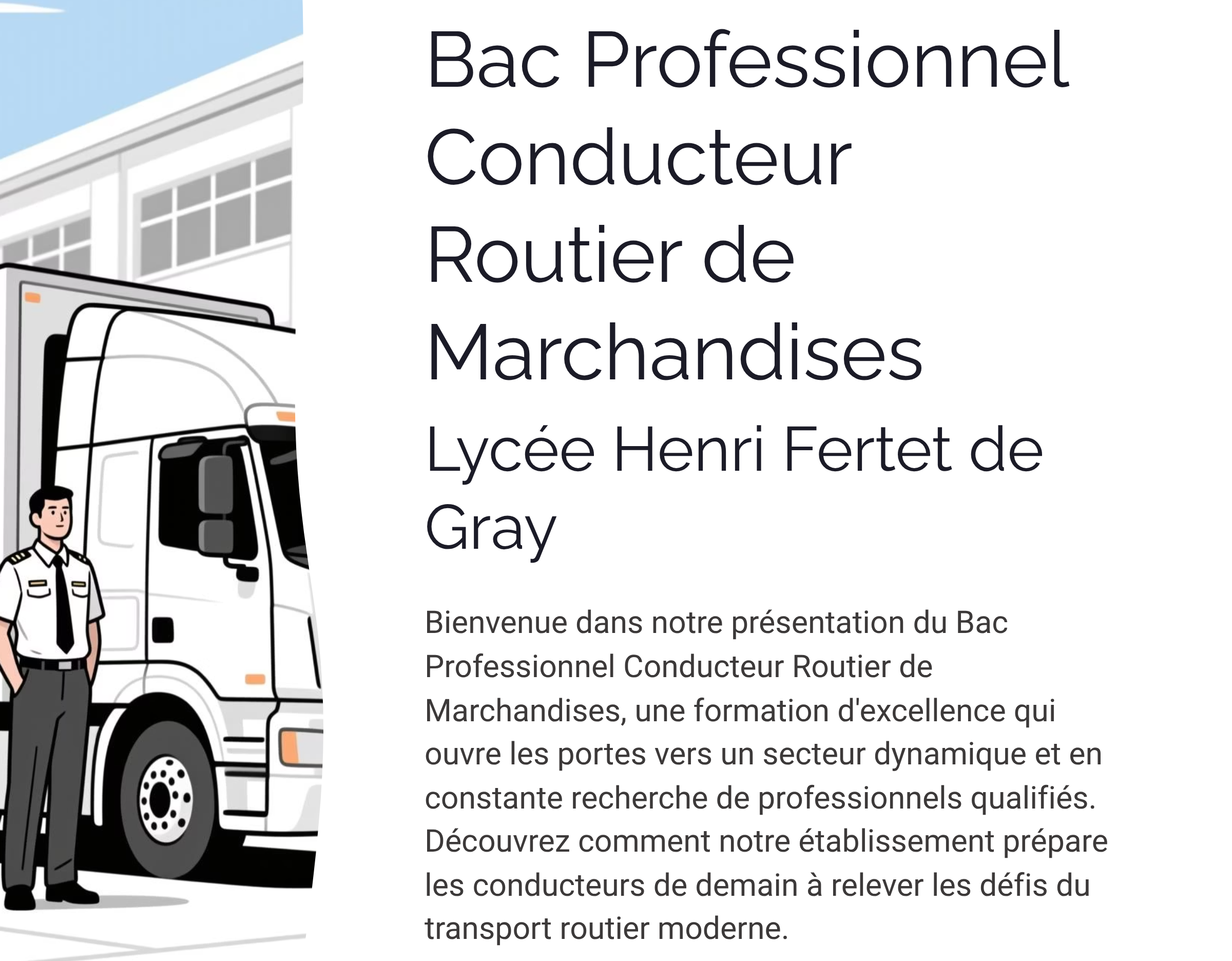 Présentation Bac Pro Maintenance