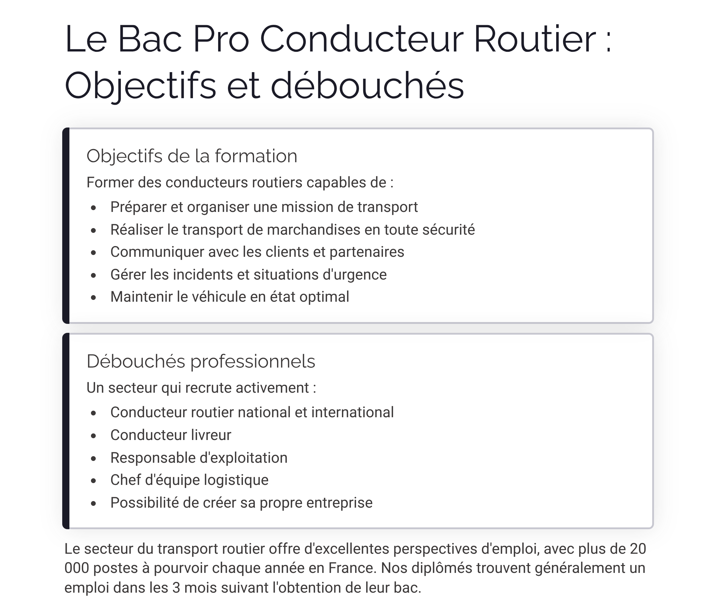 Présentation Bac Pro Maintenance