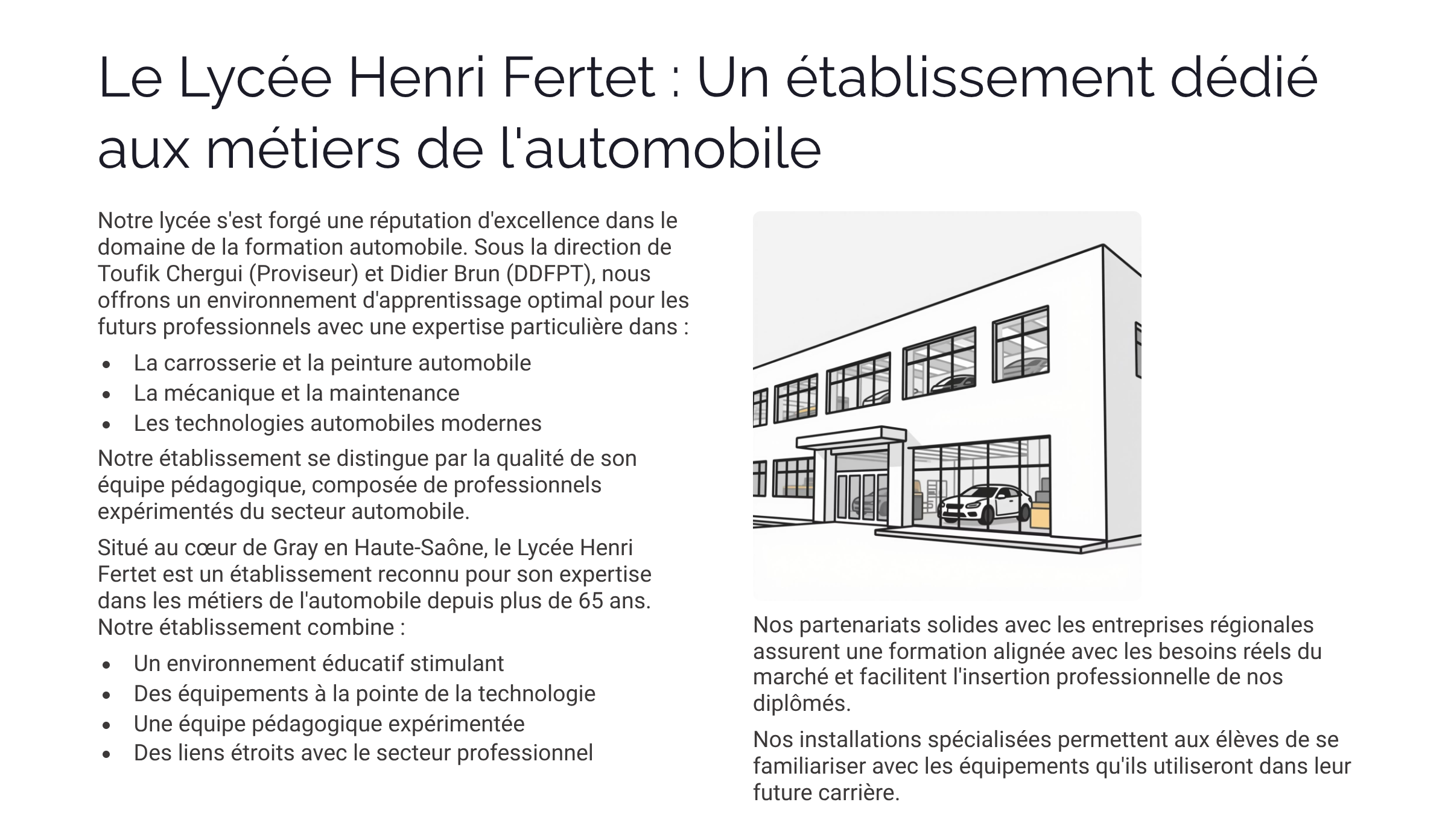 Présentation Bac Pro Maintenance