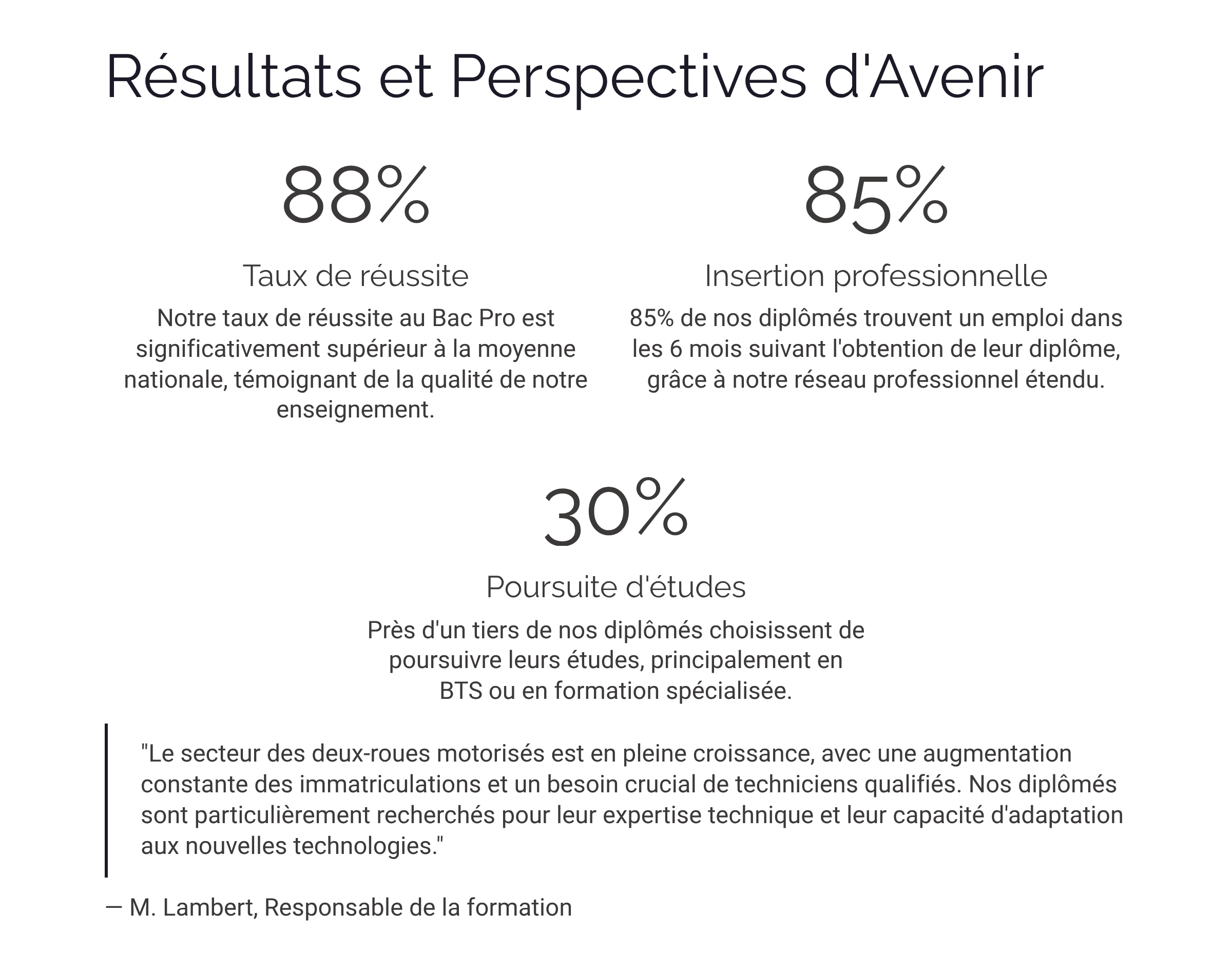Présentation Bac Pro Maintenance