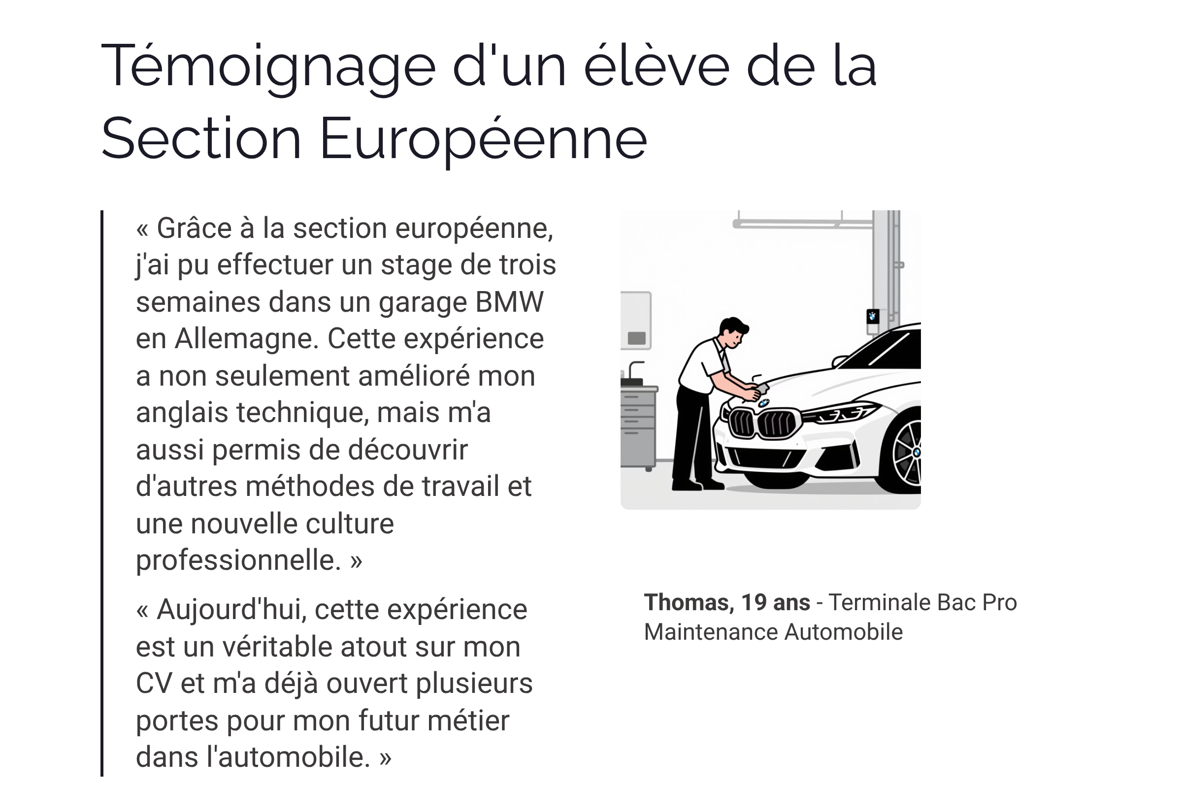 Présentation Bac Pro Maintenance