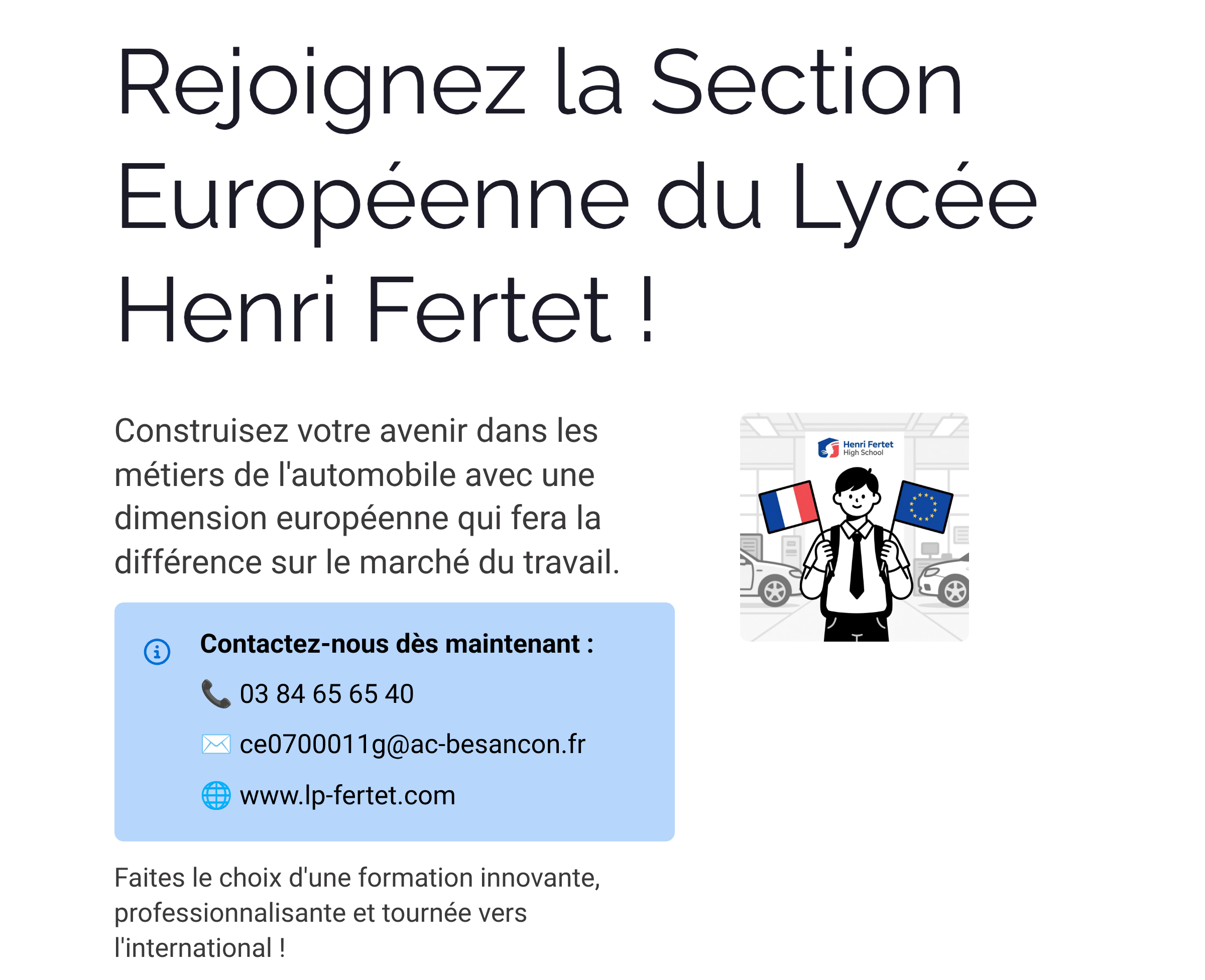 Présentation Bac Pro Maintenance